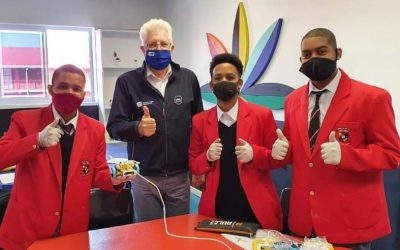 A visit from Premier Alan Winde and the provincial Minister of Education, Debbie Schafer